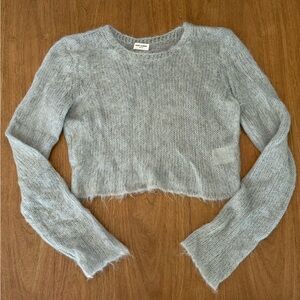 Saint Laurent Soft Light Green Knit Sweater